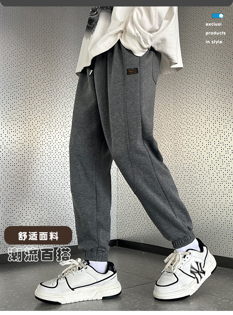 春秋季男士束脚休闲裤抖音高品质大货卫裤男C208A-6803-特P48,男装休闲裤,电商C208A