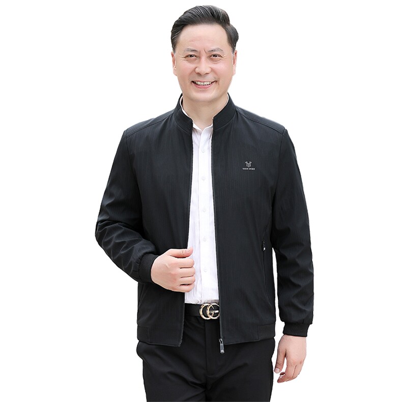 NN9955钱塘2020-3秋季薄款时尚休闲简约中年男士百搭夹克P67,男装夹克,钱塘207-3