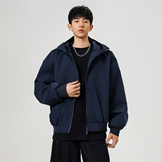 oversize冲锋衣夹克男加肥加大码潮牌胖子宽松立领春季装休闲高街，男装夹克，四季星座505