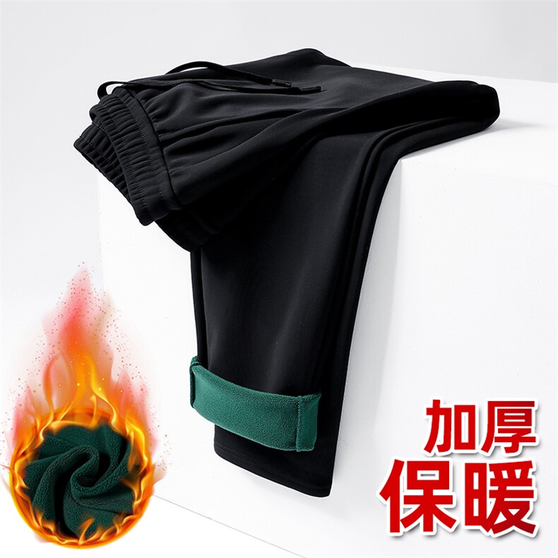 2026休闲裤男防水防油防污冬季男士加绒保暖直筒裤三防软壳裤，男装棉衣，星座224-1