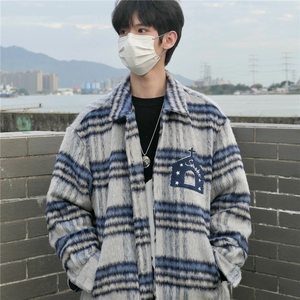 2218-P50 小香风外套男装高级感2025秋冬新款翻领男式夹克上衣图片