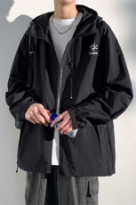 【UPF50+防晒衣】XT2391-TP45控价78夏季拼色印花男户外轻薄夹克，男装夹克，电商A102-1