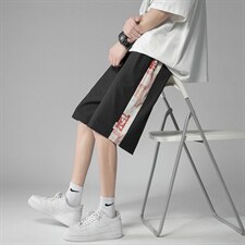 1405-1-ZY021-特P18控35冲王炸港风冰丝五分短裤男，男装休闲裤，星座715-1