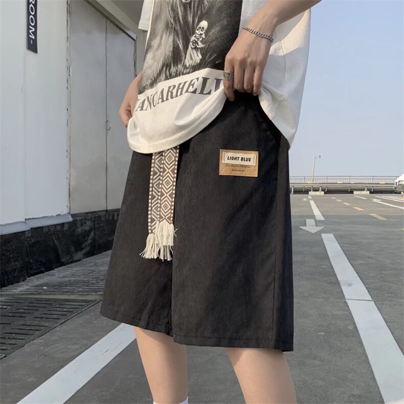 韩版新款运动休闲裤夏季宽松型时尚印花潮流短裤男K4040-P25,男装休闲裤,星座512-2