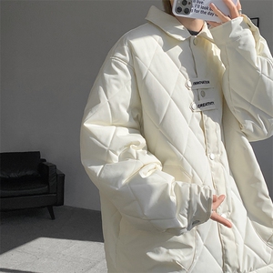 仓库现货MY1112-特批80 秋冬棉衣加厚夹克领加棉外套刺绣棉服加厚图片