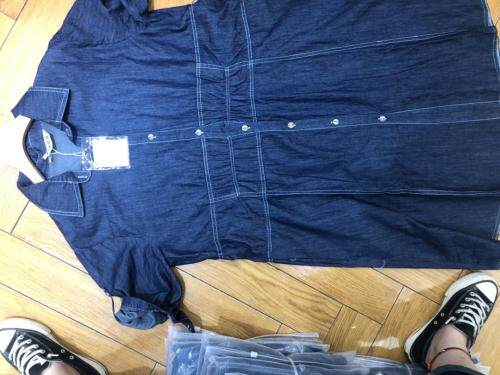 牛仔娃娃衫连衣裙，女装连衣裙，阿唛倪