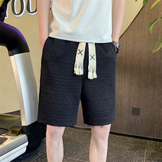 BD00P45652025夏季新款男士五分裤特殊面料短裤男休闲裤，男装牛仔裤，电商B340