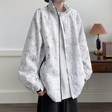 秋季薄款冲锋衣男女情侣同款运动户外迷彩登山服JK75P58，男装夹克，星座1116-2