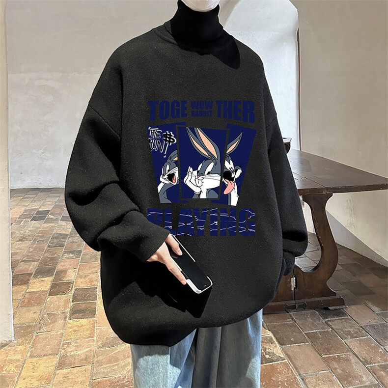 控68高领毛衣男士大码内搭毛线衣男GM45234-P45加绒款-P65,男装针织衫/毛衣,电商A040