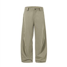 春夏美式高街褶皱休闲裤男女西裤直筒垂感裤子潮牌百搭阔腿长裤子，男装西裤，电商A443