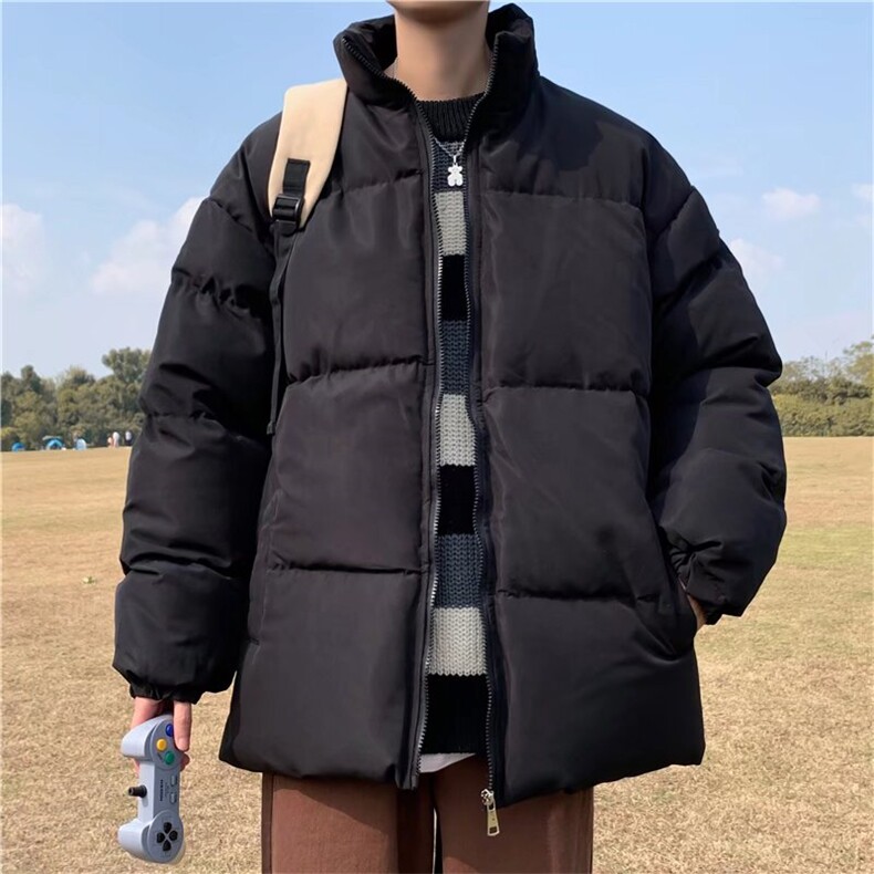 冬天反季棉衣棉服潮男情侣款面包服2025新款港风宽松羽绒棉袄外套,男装棉衣,星座715-4