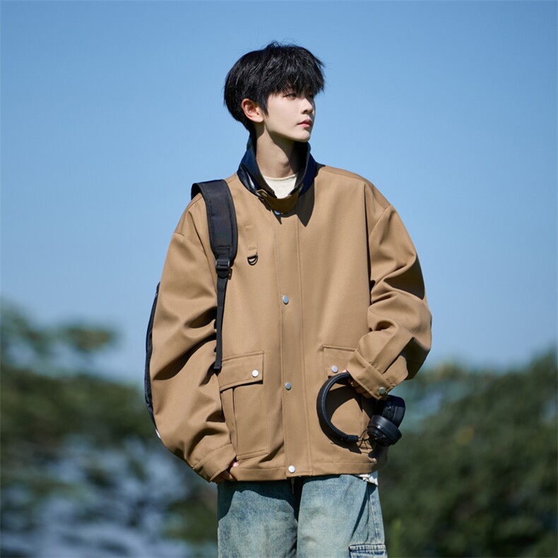 JK8863-P80L-9XL2025秋冬新款翻领夹克外套控138,男装夹克,星座109