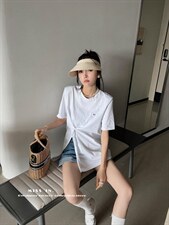 现货小众设计师款垫肩T糖果色，其它，蜜思印·金