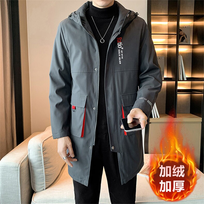 冬款中长款M-8XL胖子休闲加绒加厚男宽松夹克男,男装夹克,星座209