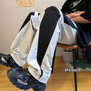 XZ616 夏季薄款速干裤撞色拼接设计感长裤 TY1005 M-5XL特P35控68图片