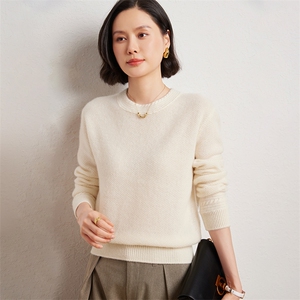女士桂花针套衫10%秋冬柔软舒适图片