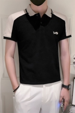 白3男士夏季小伙简约休闲POLO衫男刺绣保罗衫301A-1/PL63/P50，男装Polo衫，星座301A-1