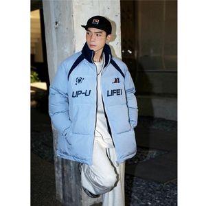 秋冬棉衣加厚夹克加绒外套厚棉袄拼色棉服厚1016-1W103 P128 K158图片
