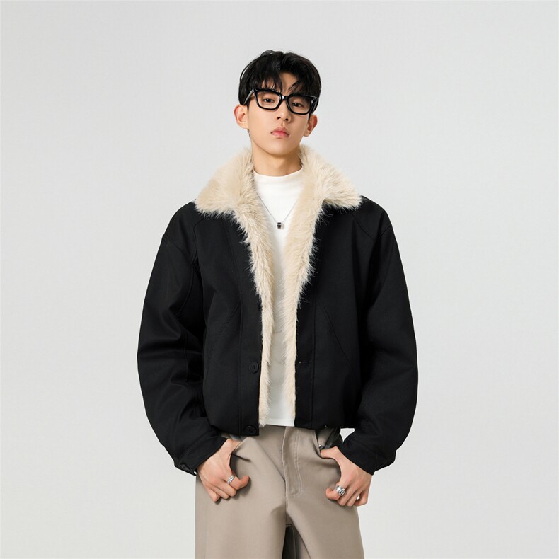 秋冬新款座山雕毛领棉衣MY088-P95控168,男装棉衣,电商A072