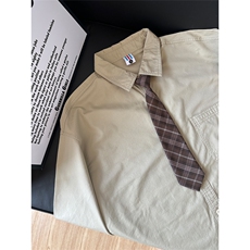 棉纯棉衬衫成衣水洗休闲衬衫男女宽松纯色衬衣GC15-P35，男装衬衫，星座301C-5