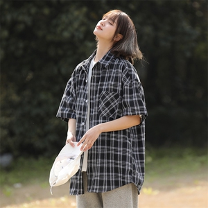 2025新款休闲短袖格子C6327P37图片