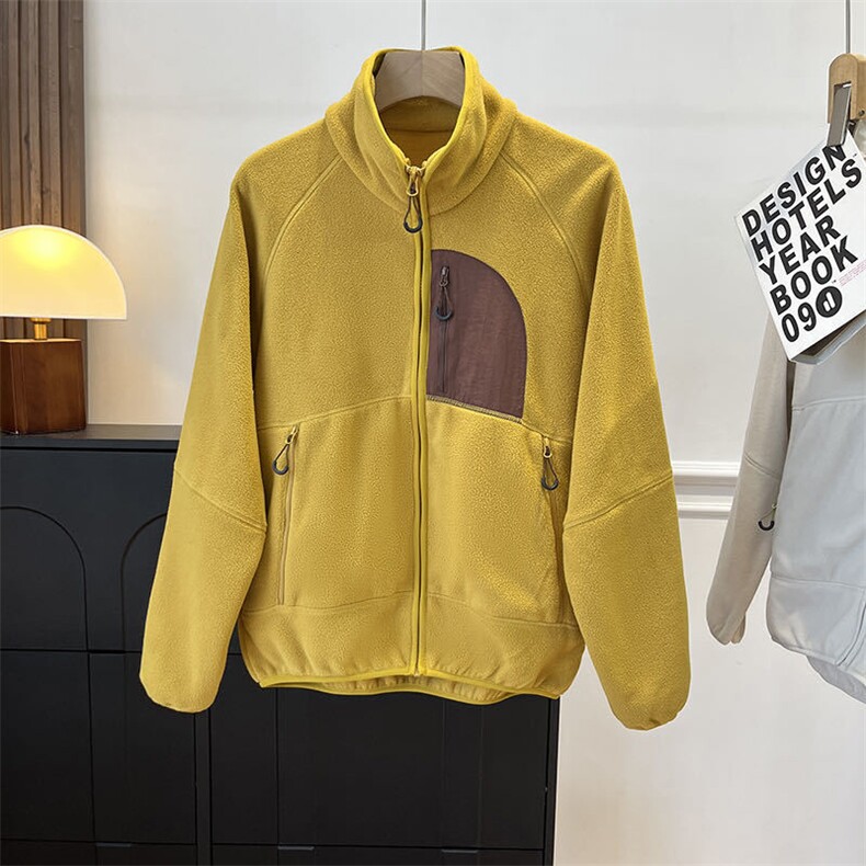 秋冬新款厚实摇粒绒夹克外套登山服内胆D328-25YLR45-P68特,男装夹克,电商D328