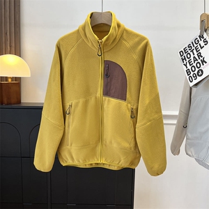 秋冬新款厚实摇粒绒夹克外套 登山服内胆 D328-25YLR45-P68特图片
