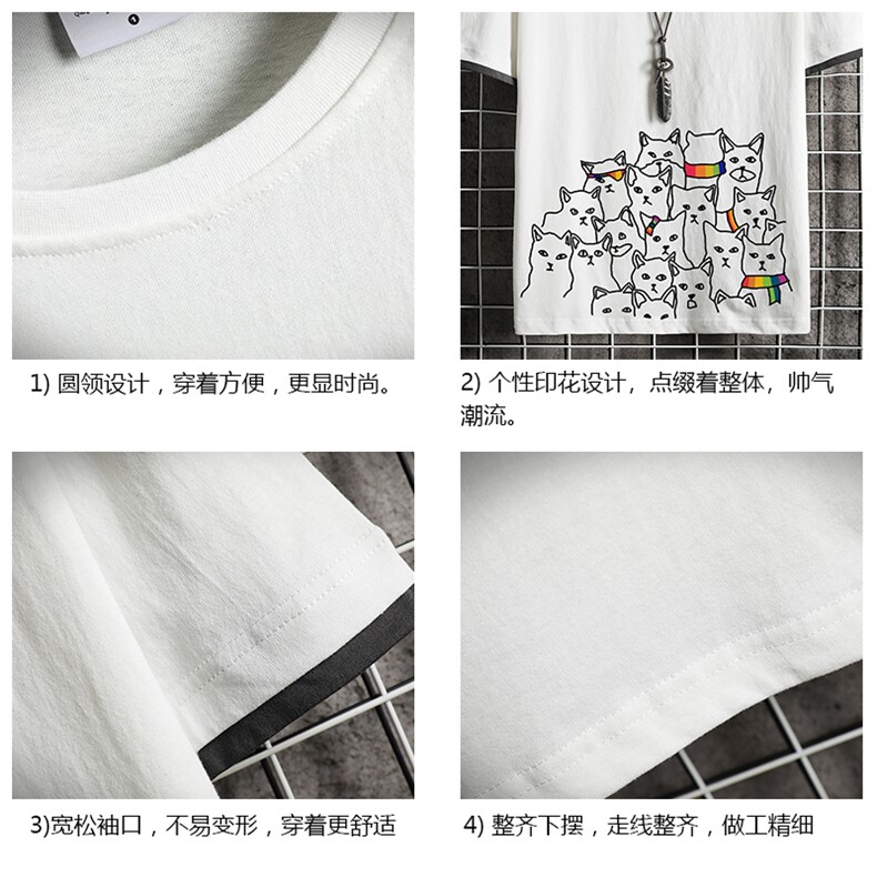 JT55151-P25假两件短袖t恤男大码胖子半袖体恤半截袖网格挂拍,男装T恤,电商A040A