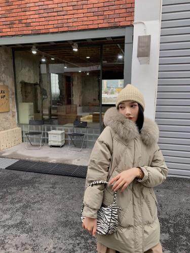 【现货】冬季新款中长款特色口袋羽绒服，女装羽绒服，E莎