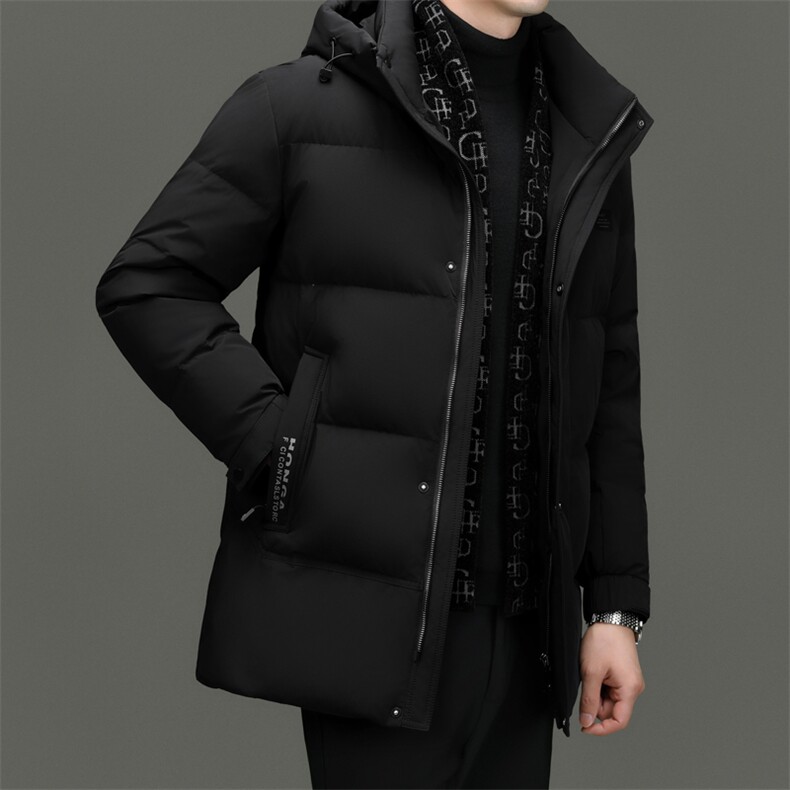 DF23319钱塘2020-2冬季厚款时尚休闲有帽中年男士羽绒服P333,男装羽绒服,钱塘207-2