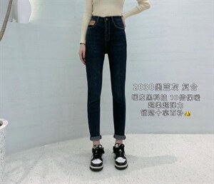 加厚牛仔裤,女装牛仔裤,本色佳人