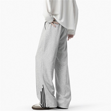 深度库存秋冬重磅卫裤拖地休闲裤宽松直筒纯色休闲运动裤WK67-P38，男装休闲裤，电商A099