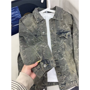 B221美式高街暗黑小众重工艺提花牛仔外套 SY2434-特P70 控118图片