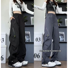 抖音同款冲锋裤弯刀直筒裤三防工装裤-CK1662-P30，男装工装外套，星座910