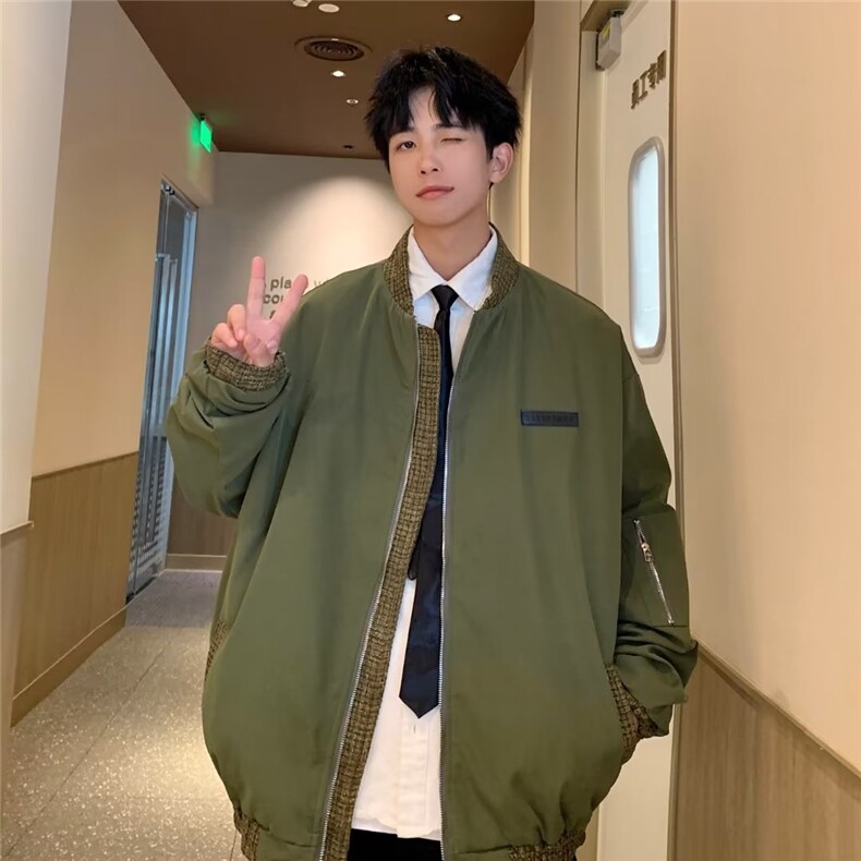 美式潮加厚外套秋冬季男女同款MJK31P63,男装夹克,星座1116-2