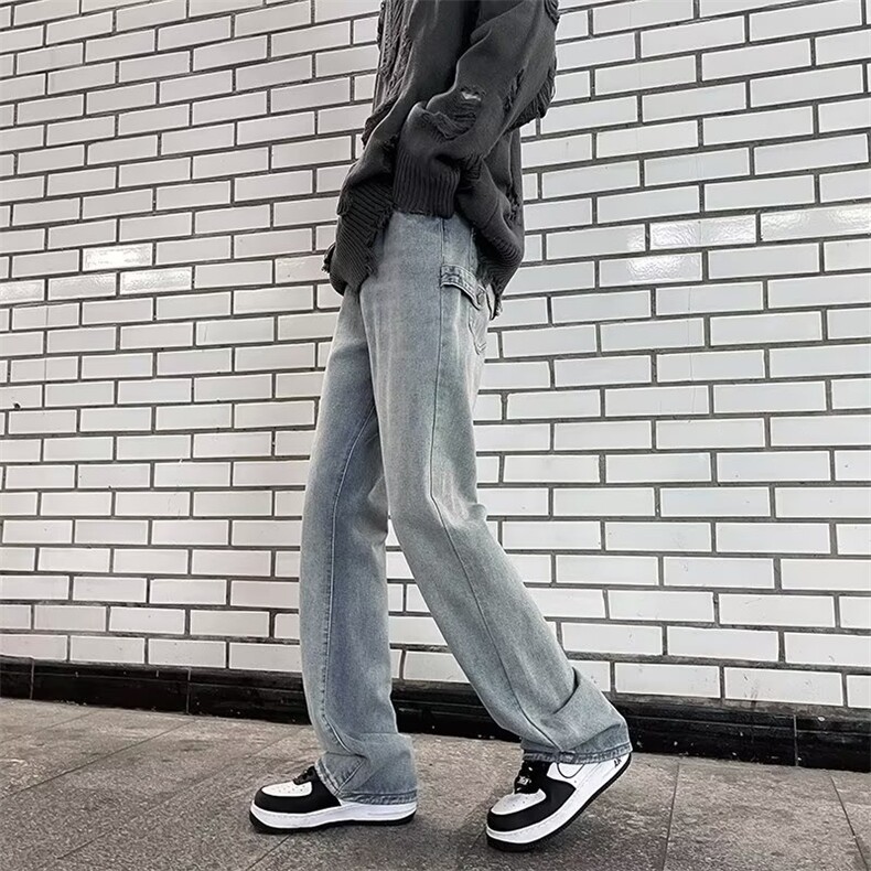 美式牛仔裤男款秋季长裤潮NK803P43,男装牛仔裤,星座1116-2