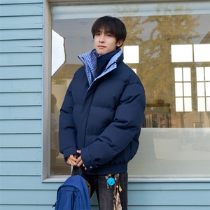 冬季新品得物美式潮流高品质格子加绒加厚棉衣外套棉服MY5566-P88图片
