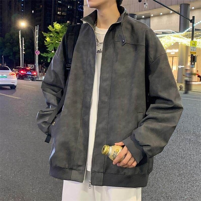 特批P80无差价25新款扎染PU皮机车服外套男美式潮皮衣夹克J2618,男装夹克,电商A001