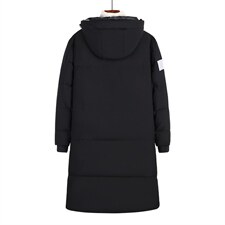白底平铺长款潮牌连帽学生情侣白鸭绒羽绒服R3505P160，男装羽绒服，星座301D-5(原星座1415）