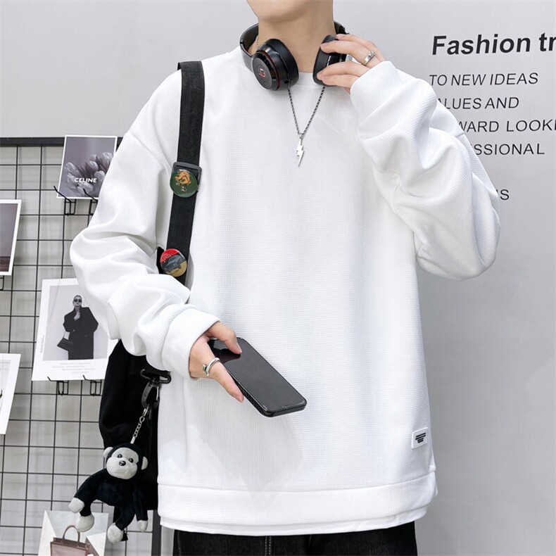 新款休闲华夫格卫衣,男装卫衣,星座1106-2（原1111B）