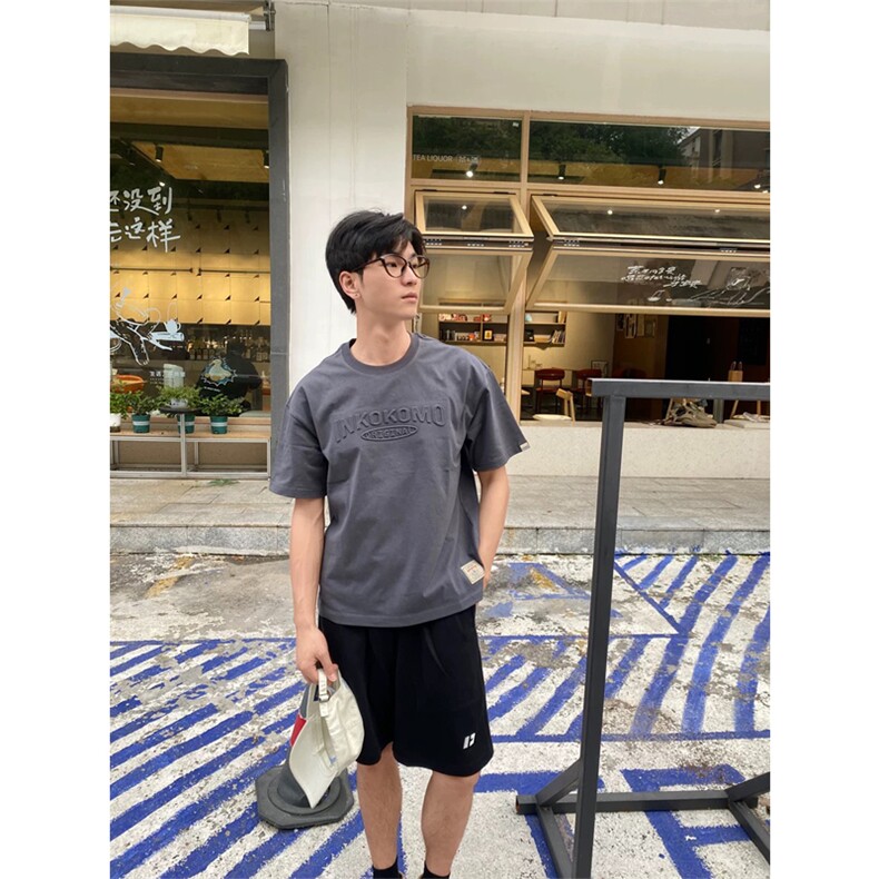 网图有货夏季休闲简约字母刺绣棉五分宽松卫裤情侣短裤A632-P30，男装休闲裤，星座1505