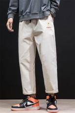 K43059-P25加绒款-P35休闲裤男士大码宽松九分运动裤男裤男直筒，男装休闲裤，电商A040A