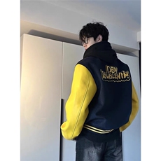 【现货】DHT225-批68新款龙凤尼拼皮毛巾绣外套时尚百搭，女装短外套，星座603-2