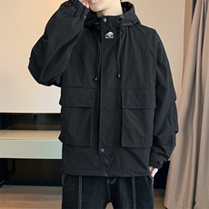 春季新款现货三防户外夹克男连帽冲锋衣外套DSA157B-J93-P60，男装夹克，电商A157B