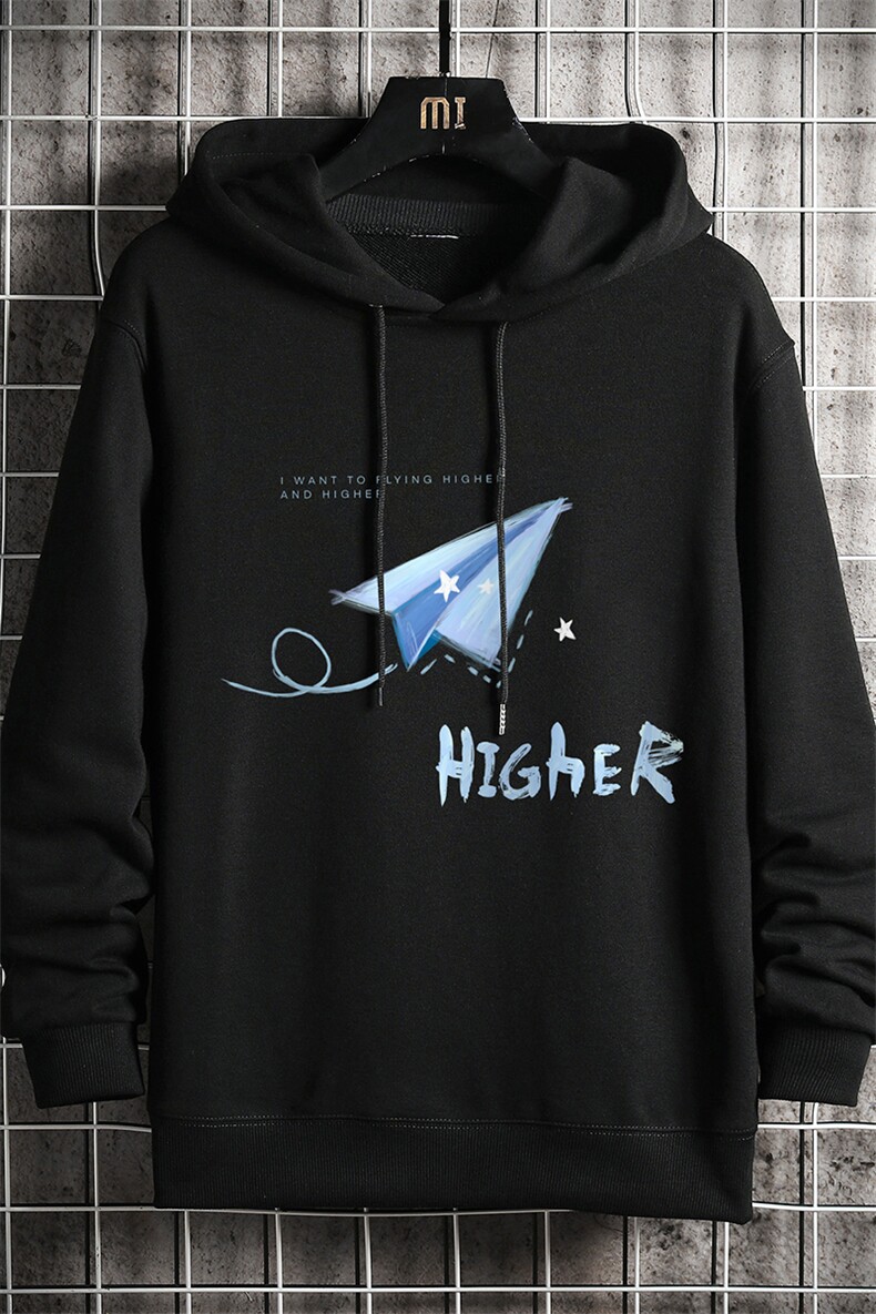 纯棉连帽卫衣男大码运动帽衫宽松薄网格WY2270-P35,男装卫衣,电商A040A