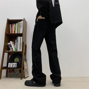 美式ins高街暗黑小众个性拉链小脚牛仔裤N06168-P43图片