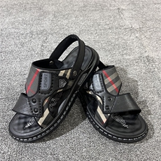 真皮头层羊皮凉鞋男士夏季新款沙滩鞋休闲两用拖鞋软底爸爸鞋真皮，男鞋凉鞋，黄金折扣鞋