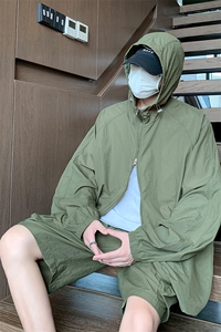 UPF100+有报告 凉感轻薄透气套装防晒服 两件套HS628-P75图片