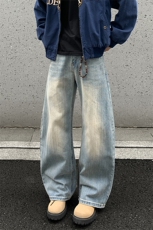 2025秋季新款外景竹节水洗弯刀牛仔裤S-5XLGK25973-特P40，男装牛仔裤，电商A022