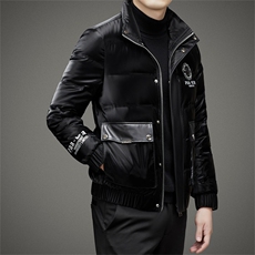 DJ16561钱塘2020-3中年男士时尚休闲帅气潮流冬季厚款羽绒服P370，男装羽绒服，钱塘207-3